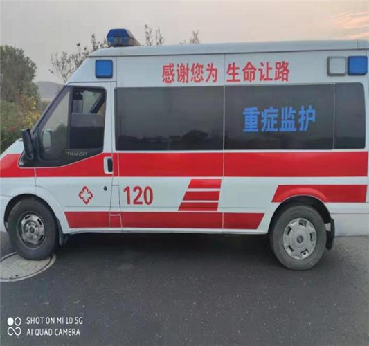 同江救护车出租服务案例3